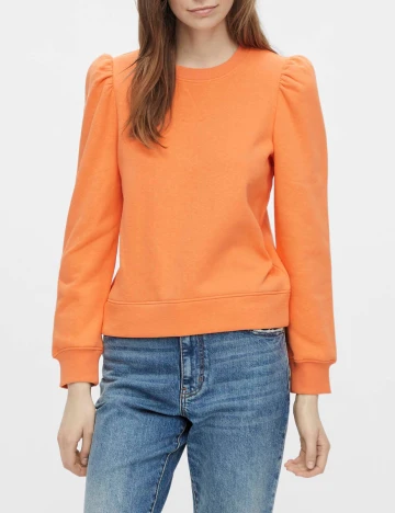 Bluza Pieces, portocaliu, M