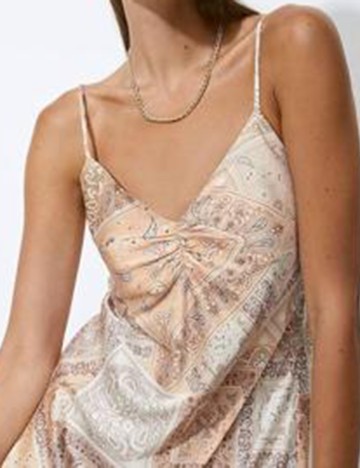 Rochie scurta Stradivarius, bej, XS