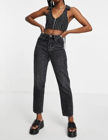 Blugi Stradivarius, gri, 32