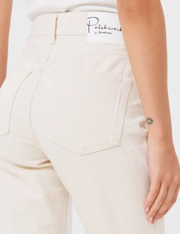 Blugi Stradivarius, alb/crem, 32 Alb