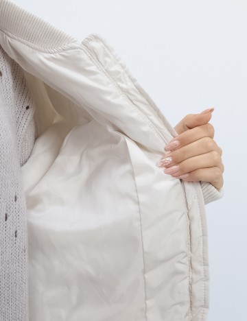 Geaca House Brand, crem, M/L