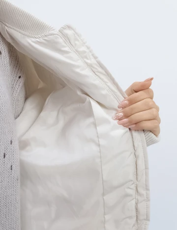 Geaca House Brand, crem, M/L Crem