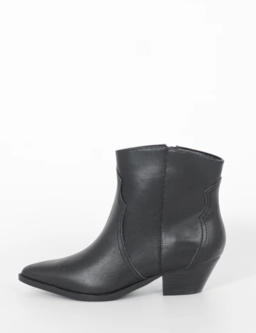 Botine Reserved, negru, 38 Negru