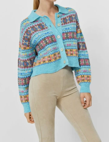 Cardigan Stradivarius, mix culori, S