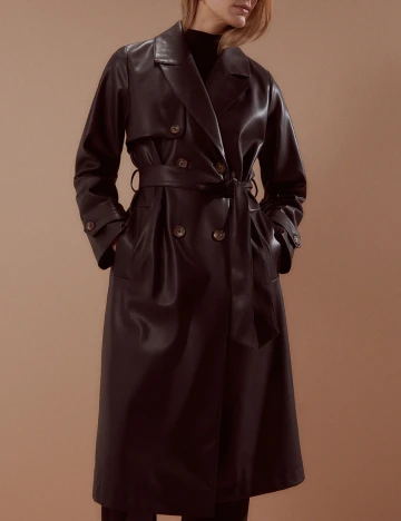 Trench Reserved, negru, 38 Negru