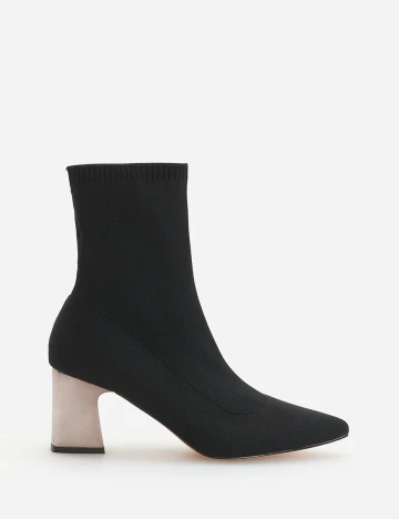 Botine Reserved, negru, 38