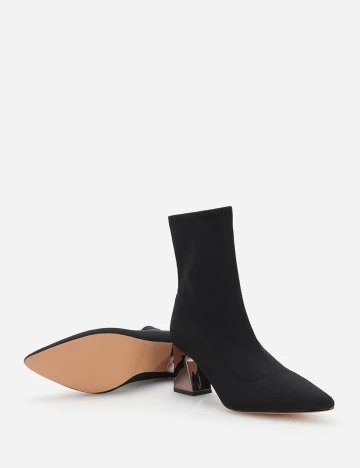 Botine Reserved, negru, 38