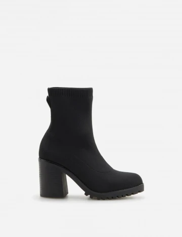 Botine Reserved, negru, 36 Negru