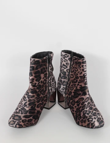 Botine Reserved, animal print, 39 Animal print