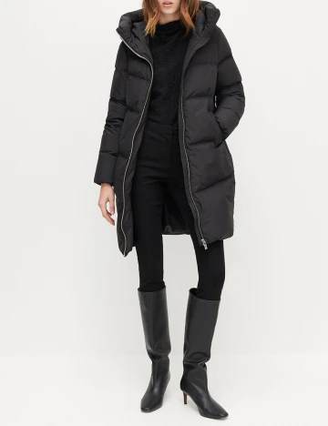 Geaca Reserved, negru, 38 Negru