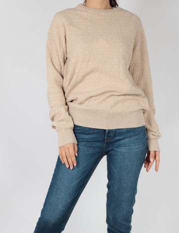 Pulover Reserved, crem, M