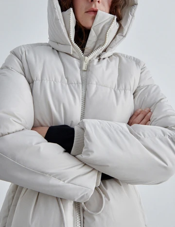 Geaca Reserved, ecru, 42