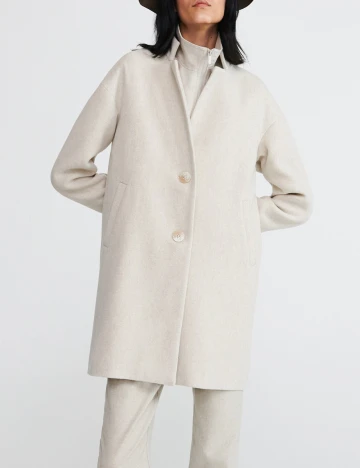 Palton Reserved, crem, 40