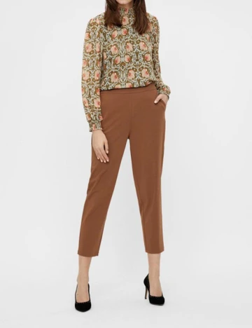 Pantaloni Object, maro, 38