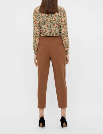 Pantaloni Object, maro, 38