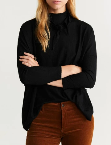 Bluza Mango, negru, S Negru