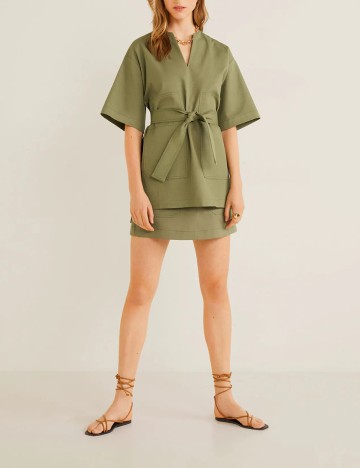 Bluza Mango, kaki, XS/S
