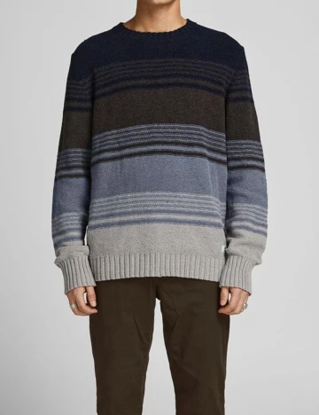 Pulover Jack&Jones, bleumarin, M