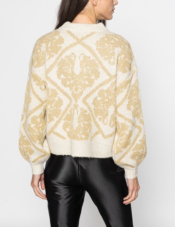 Pulover Only, crem, M