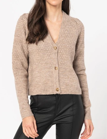 Cardigan Jacqueline de Yong, bej, L