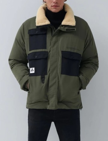 Geaca House Brand, verde, XL