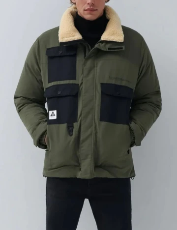 Geaca House Brand, verde, XL
