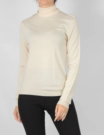 Bluza Jacqueline de Yong, crem, S Crem
