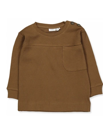 Bluza Name It, maro, 1-1,5 ANI