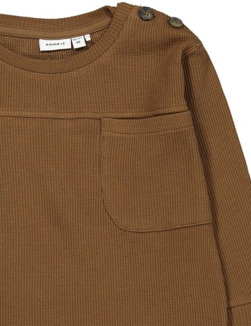 Bluza Name It, maro, 1-1,5 ANI