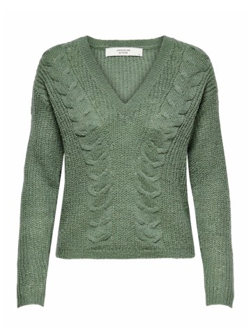 Bluza Jacqueline de Yong, verde, M