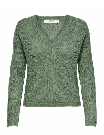 Bluza Jacqueline de Yong, verde, M Verde