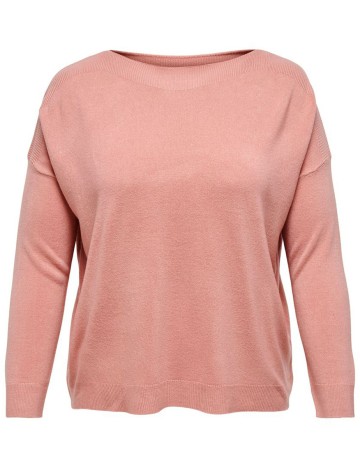 Bluza Only Carmakoma, roz, L-50/52