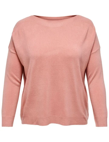 Bluza Only Carmakoma, roz, L-50/52
