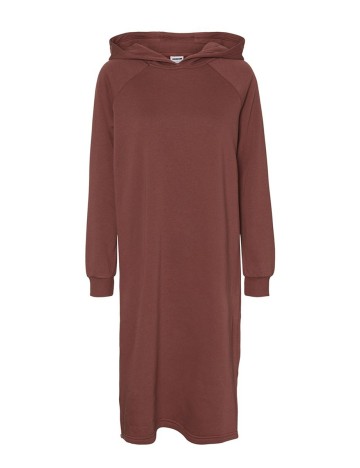 Rochie medie Noisy May, grena, XS