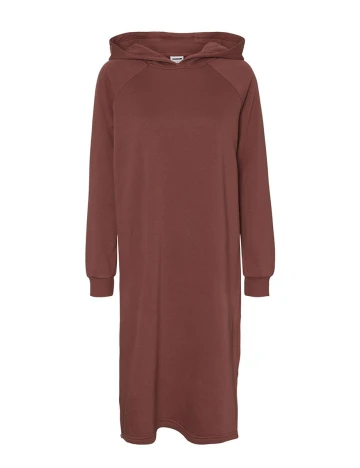 Rochie medie Noisy May, grena, XS