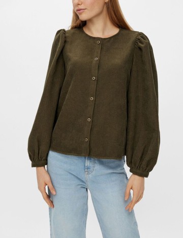 Camasa Pieces, verde, S