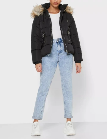 Geaca Top Shop, negru, 38 Negru