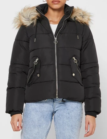 Geaca Top Shop, negru, 38 Negru