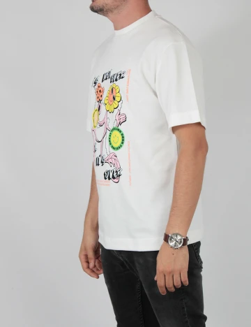 Tricou COLLUSION, alb, 36 Alb