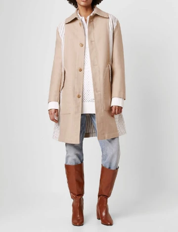 Trench French Connection, bej, 44 Crem