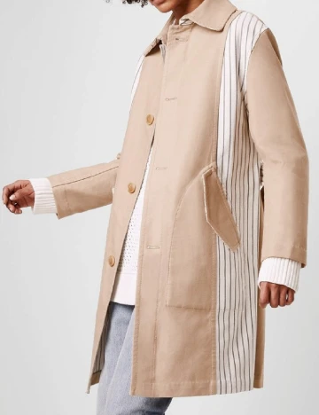 Trench French Connection, bej, 44 Crem