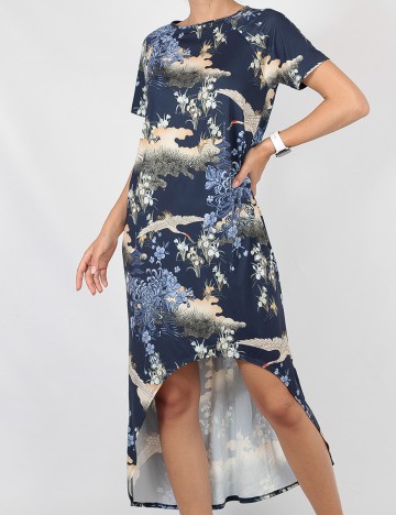 Rochie medie ASOS, bleumarin, 34