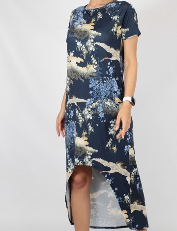 Rochie medie ASOS, bleumarin, 34