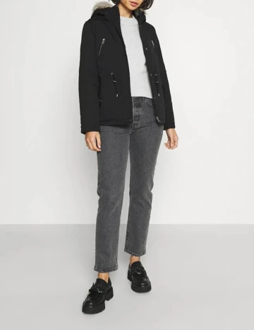 Geaca Vero Moda, negru, S Negru