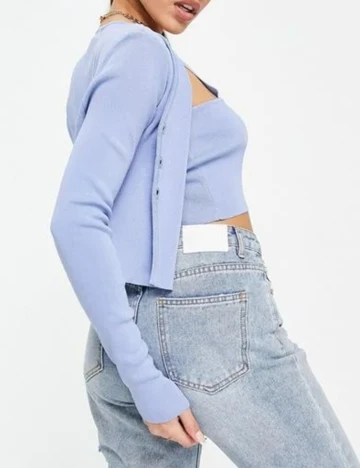 Set Maiou si Cardigan Missguided, bleu, 38