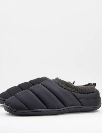 Papuci de casa ASOS, negru, 41