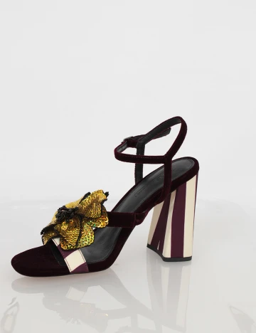 Sandale ASOS, mov, 39