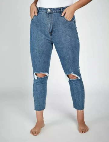 Blugi Plus Size Cotton On, albastru, 44