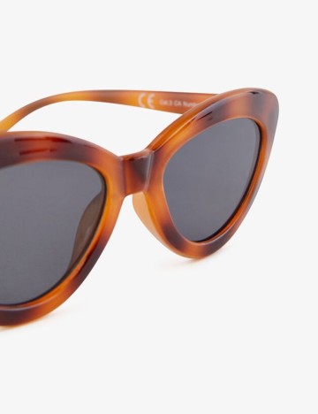 Ochelari de soare Pieces, maro, ONE SIZE