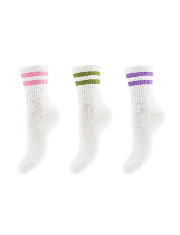 Set sosete Pieces, alb, 39-41
